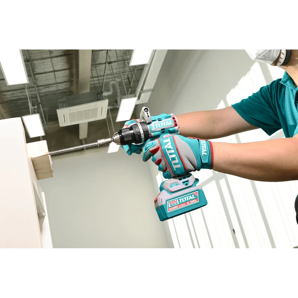 Brushless Cordless Impact Drill 20V 96Nm 31500bpm (Tool Only) - TOTAL
