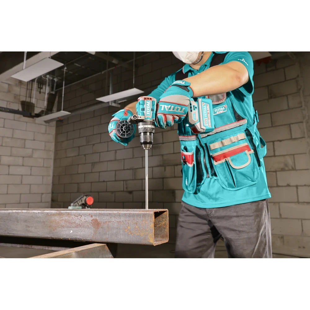 Brushless Cordless Impact Drill 20V 96Nm with Battery - TOTAL