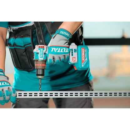 Compact Brushless Cordless Impact Drill 42V 69Nm with Battery - TOTAL