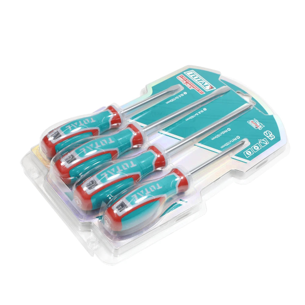 4 Pcs Screwdriver Set - TOTAL