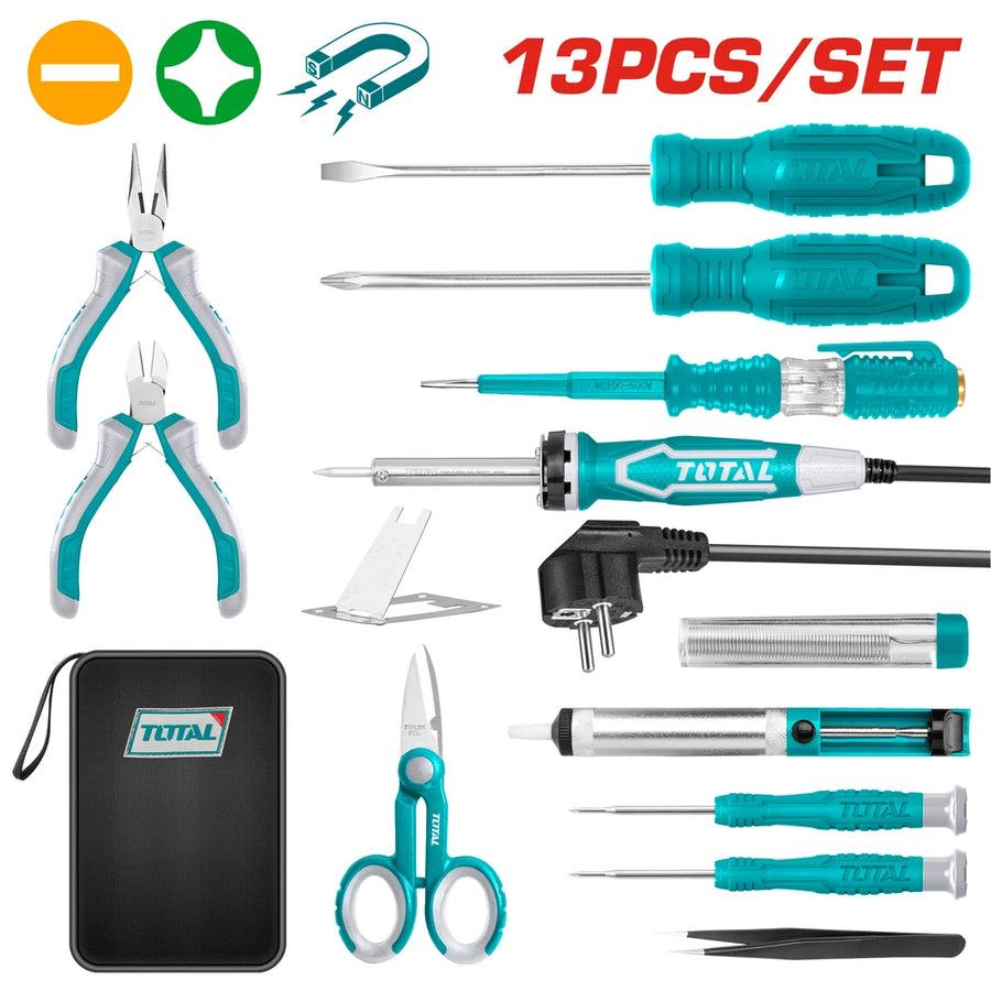13 Pcs Telecom Tools Set - TOTAL