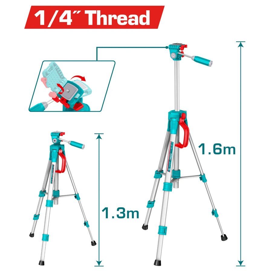 Tripods for Laser Levels 1.3 kg - TOTAL