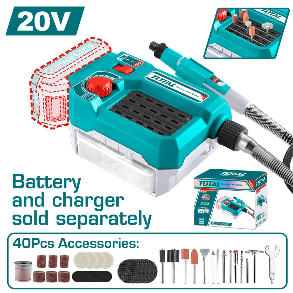Cordless Grinder 20V (Tool Only) - TOTAL