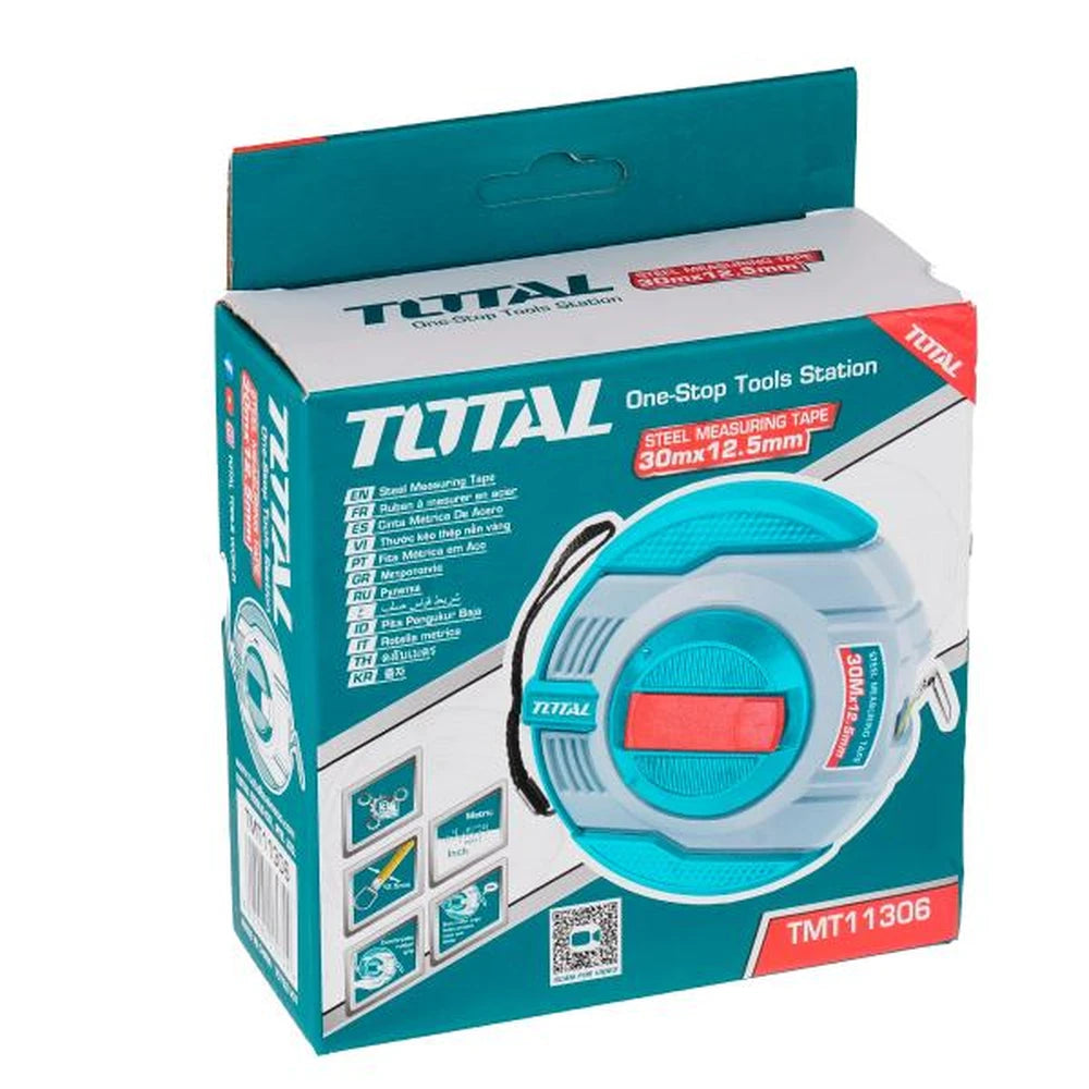 Steel Measuring Tape 30mx12.5mm - TOTAL