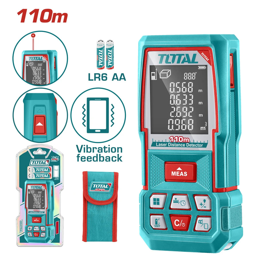 Laser Distance Detector 110m - TOTAL