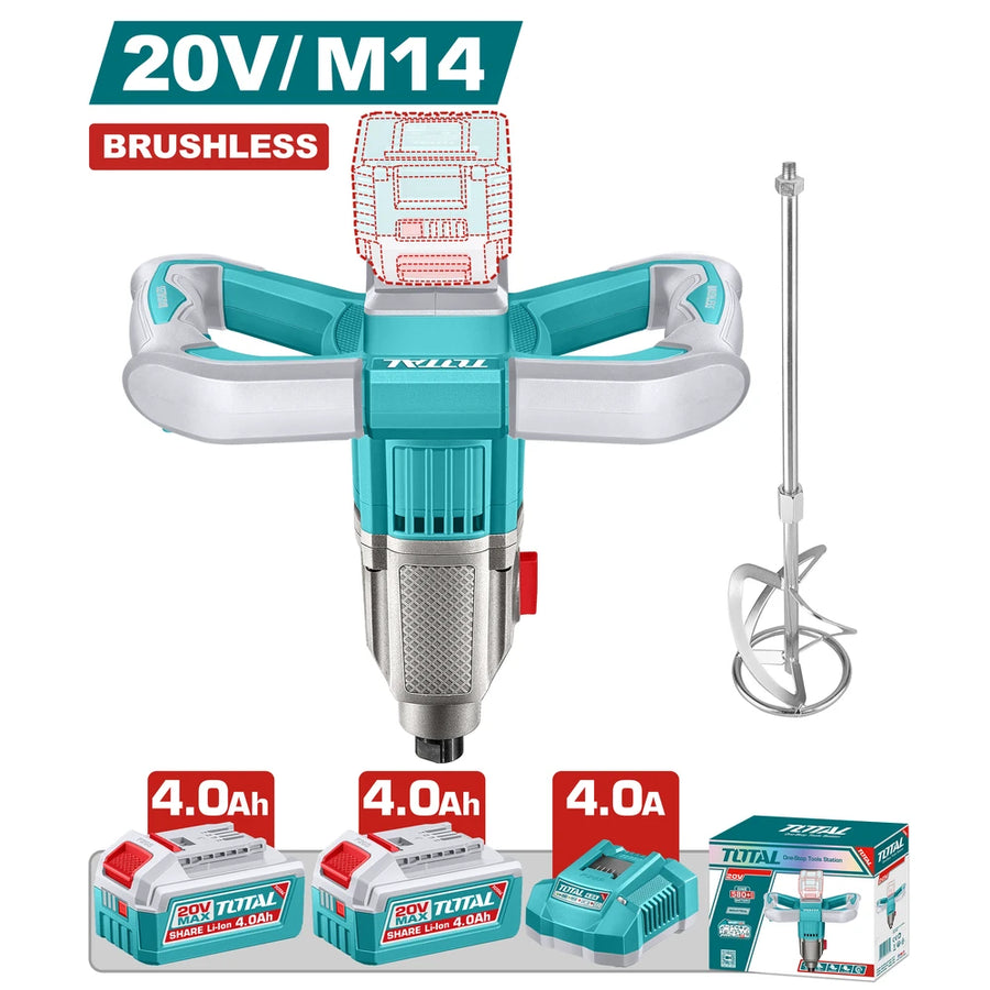 Cordless Mixer 20V with Battery - TOTAL