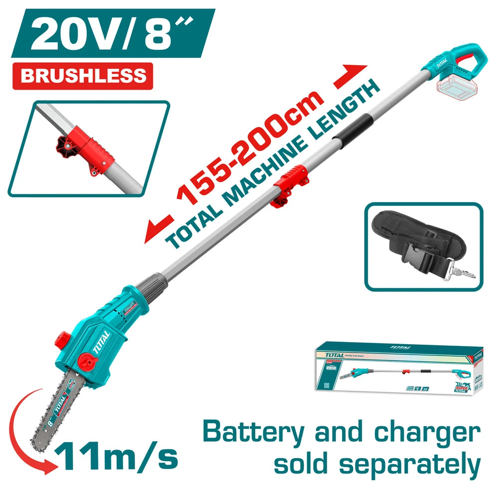 Cordless Pole Saw 20V (Tool Only) - TOTAL