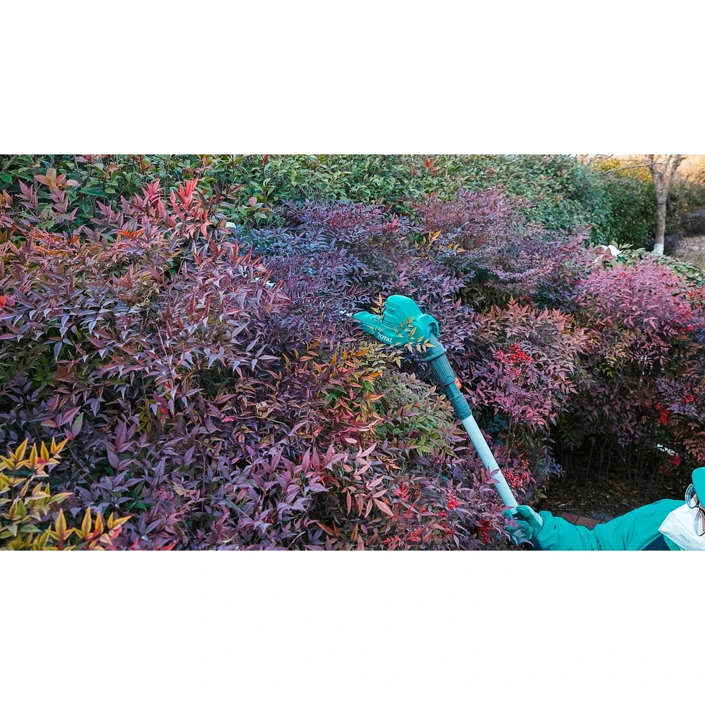 Cordless Pole Saw with Pole Hedge Trimmer 20V with Battery - TOTAL