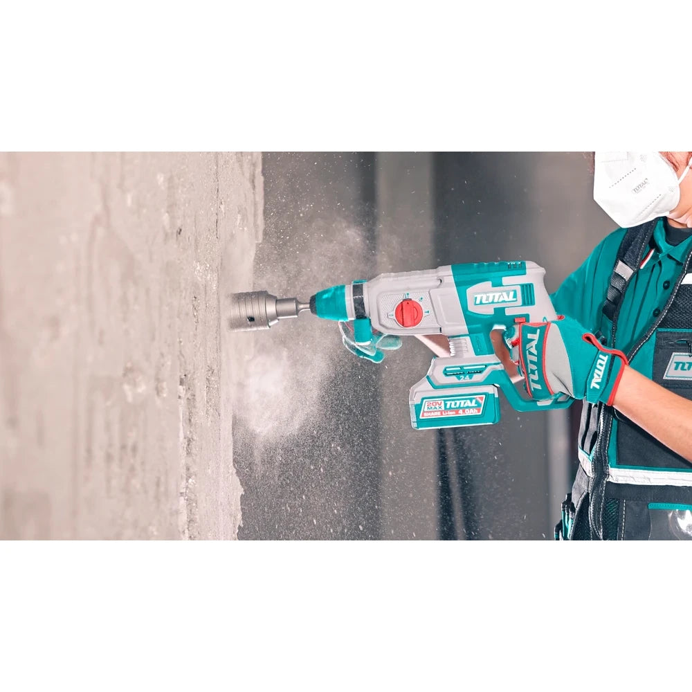 Cordless Rotary Hammer 20V 2.4J (Tool Only) - TOTAL