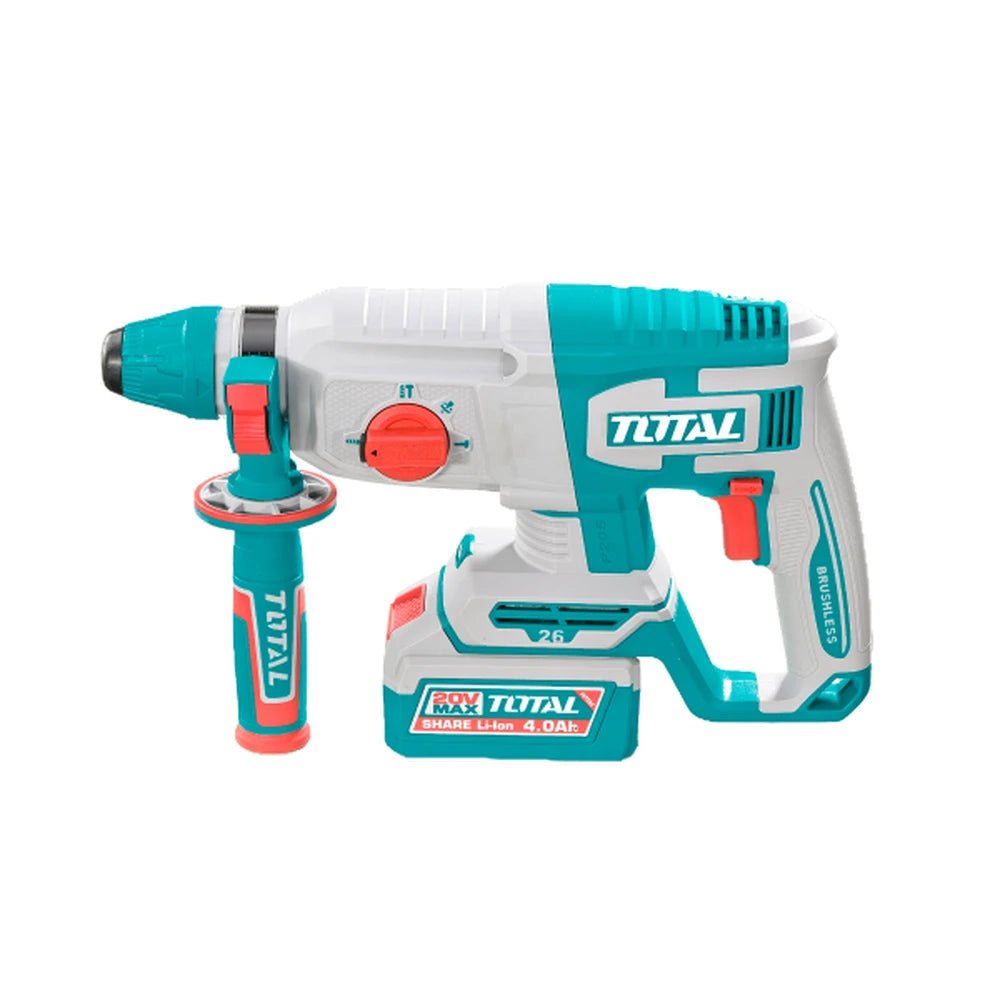 Cordless Rotary Hammer 20V 2.5J with Battery - TOTAL