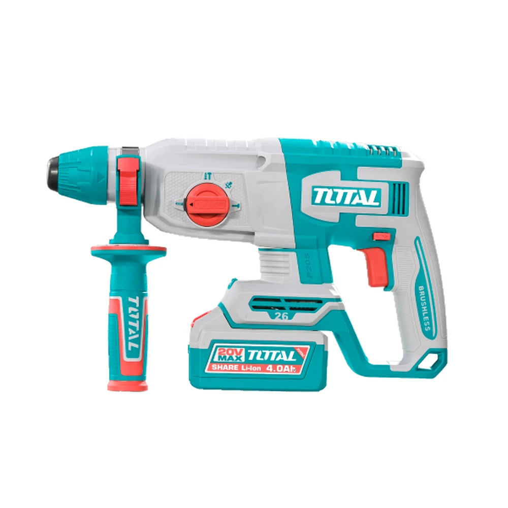 Cordless Rotary Hammer 20V 2.5J with Battery - TOTAL