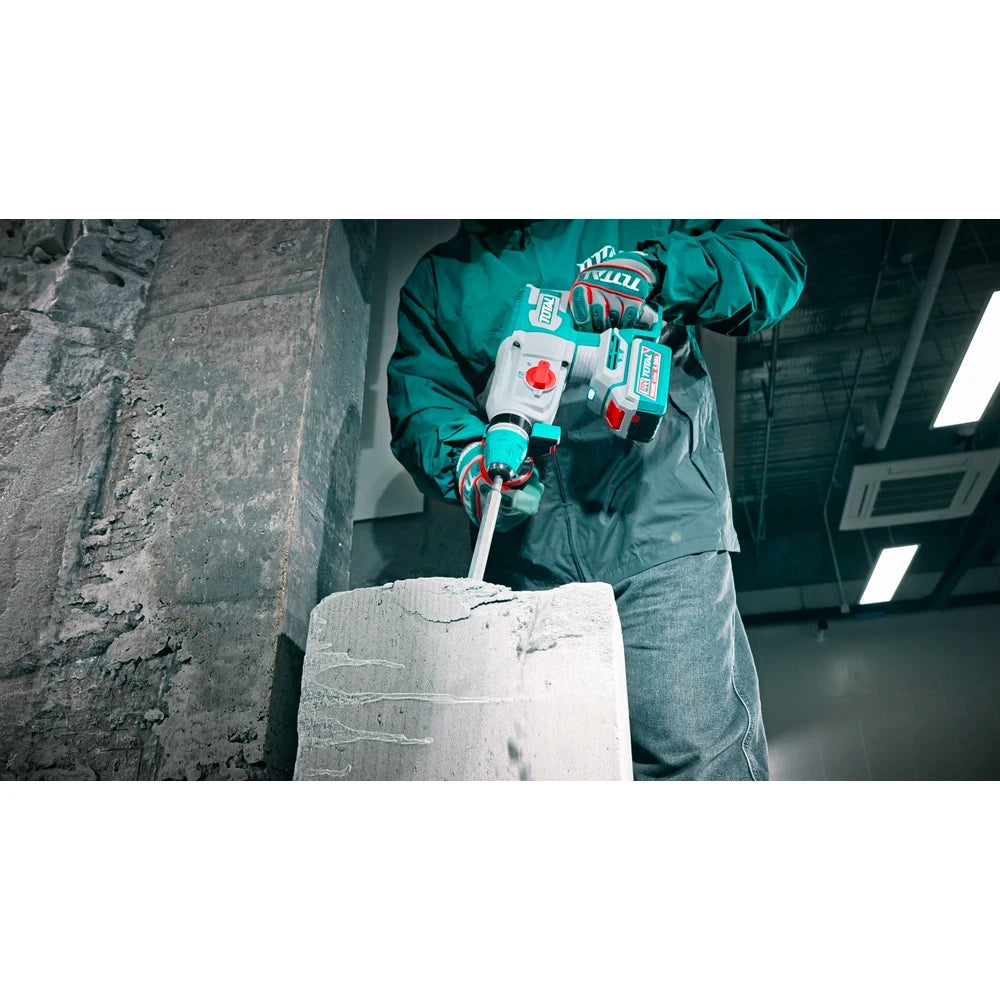 Cordless Rotary Hammer 20V 2.5J with Battery - TOTAL