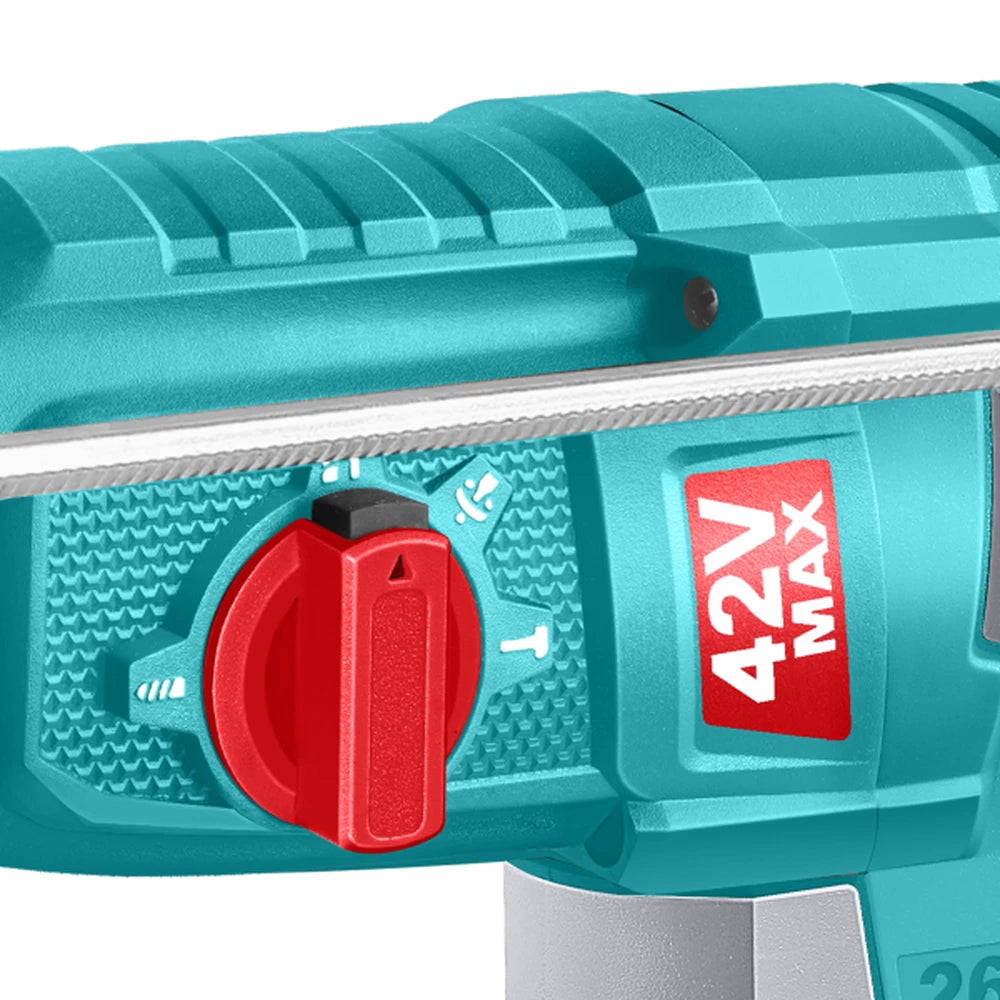 Cordless Rotary Hammer 42V 2.5J with Battery - TOTAL