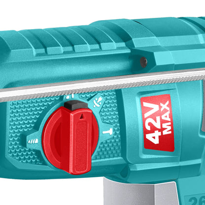 Cordless Rotary Hammer 42V 2.5J with Battery - TOTAL