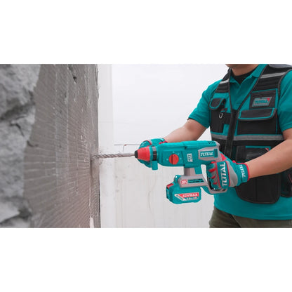 Cordless Rotary Hammer 42V 2.5J with Battery - TOTAL