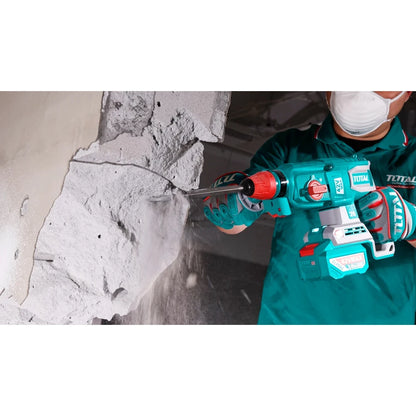 Cordless Rotary Hammer 42V 2.5J with Battery - TOTAL