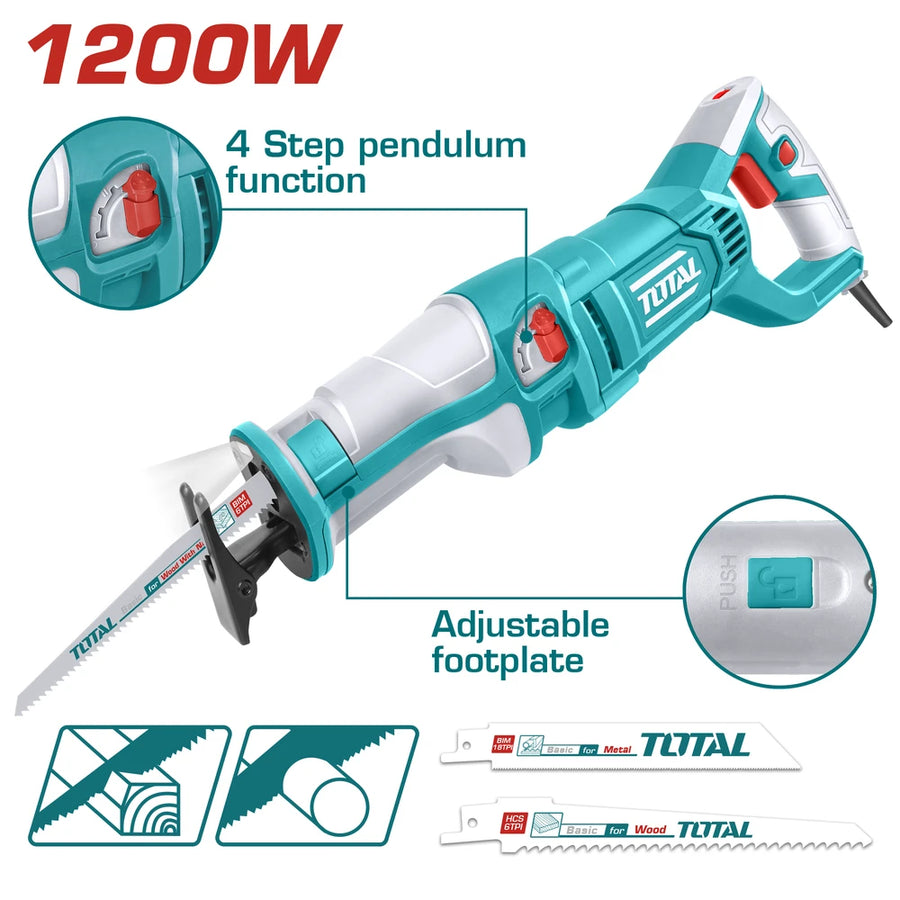 Reciprocating Saw 1200W - TOTAL