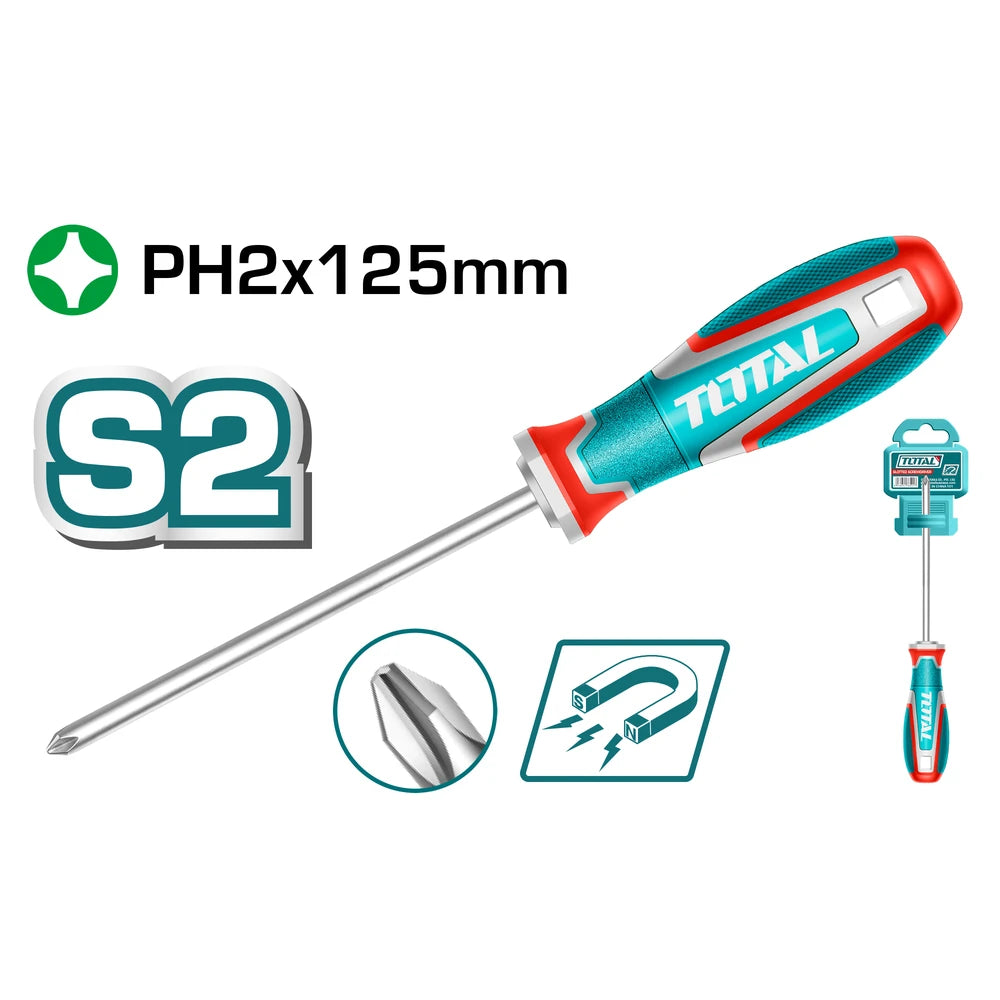 Phillips Screwdriver 125mm - TOTAL