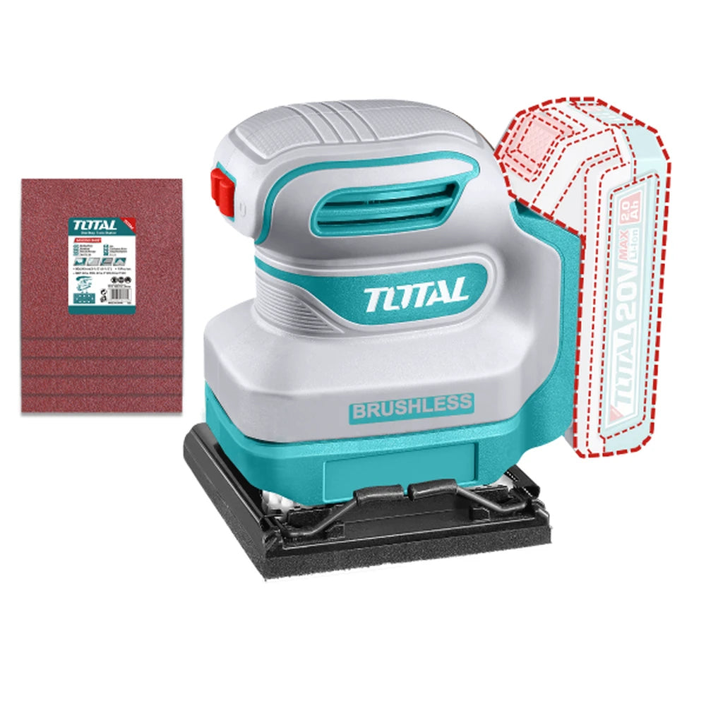 Cordless Sheet Sander 20V (Tool Only) - TOTAL