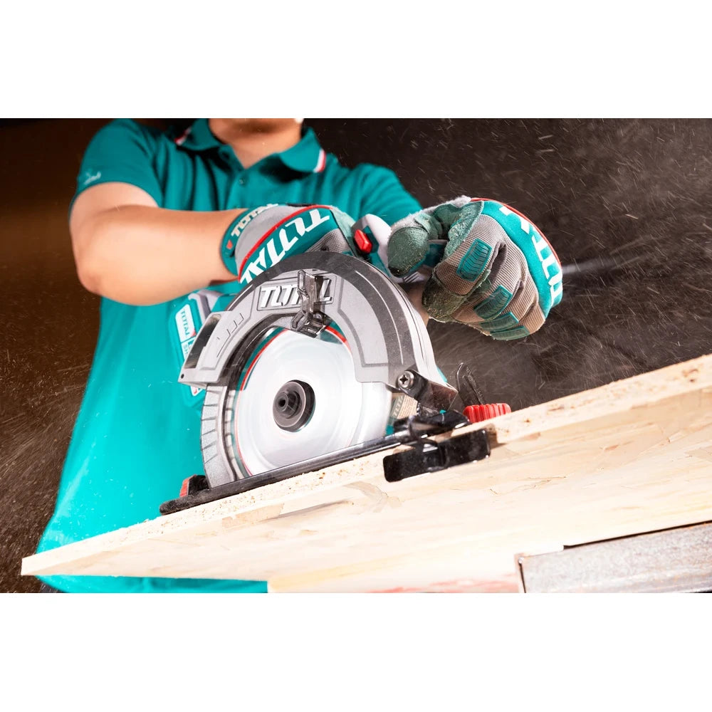 Cordless Circular Saw 20V 165mm with Battery - TOTAL
