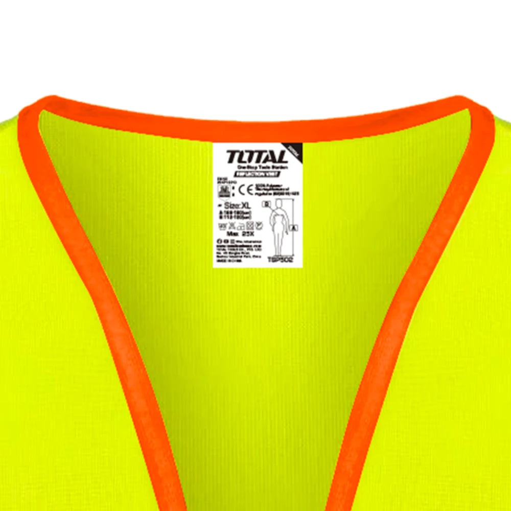 Reflection Vest fluorescent yellow - TOTAL