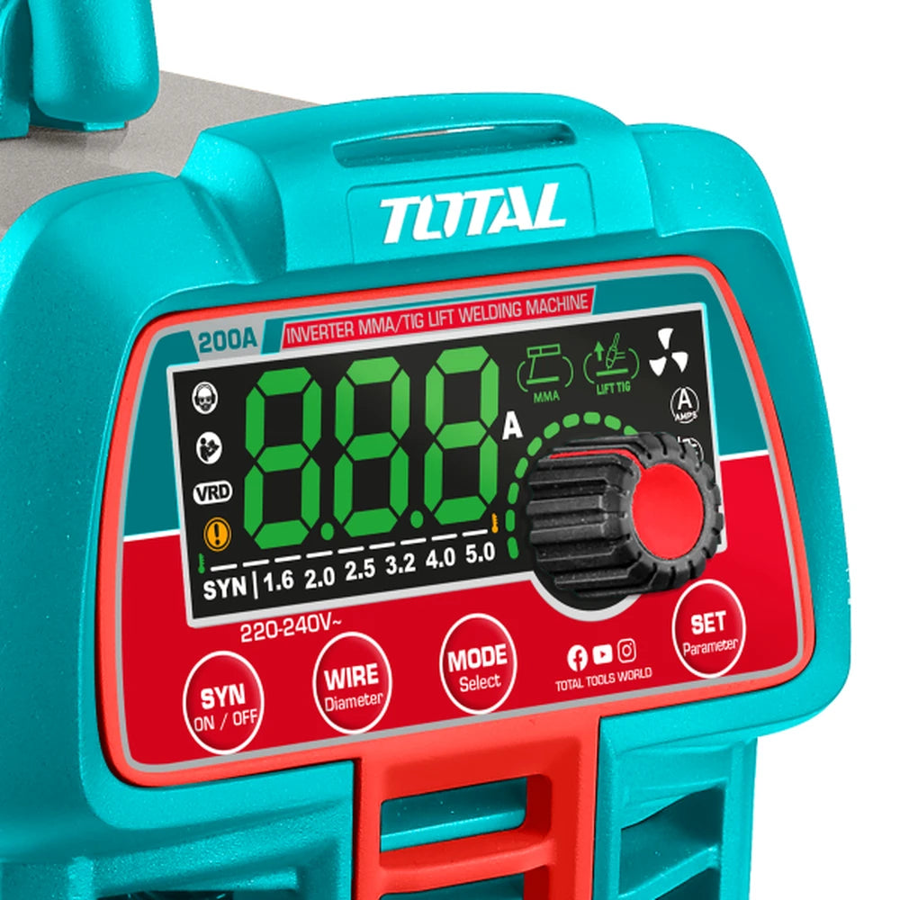 Inverter MMA/TIG Lift Welding Machine - TOTAL