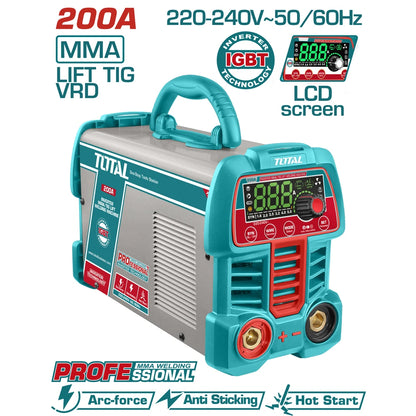 Inverter MMA/TIG Lift Welding Machine - TOTAL