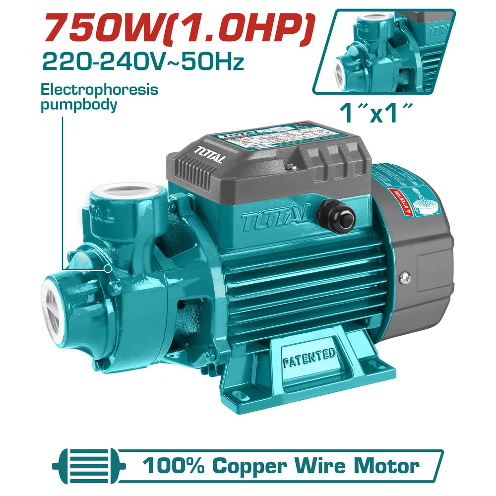 Water Pump 750W 8m 52m - TOTAL