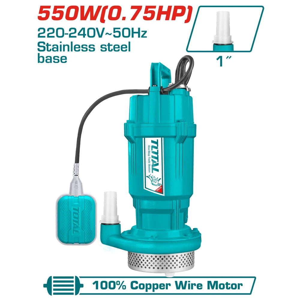 Submersible Pump 550W - TOTAL