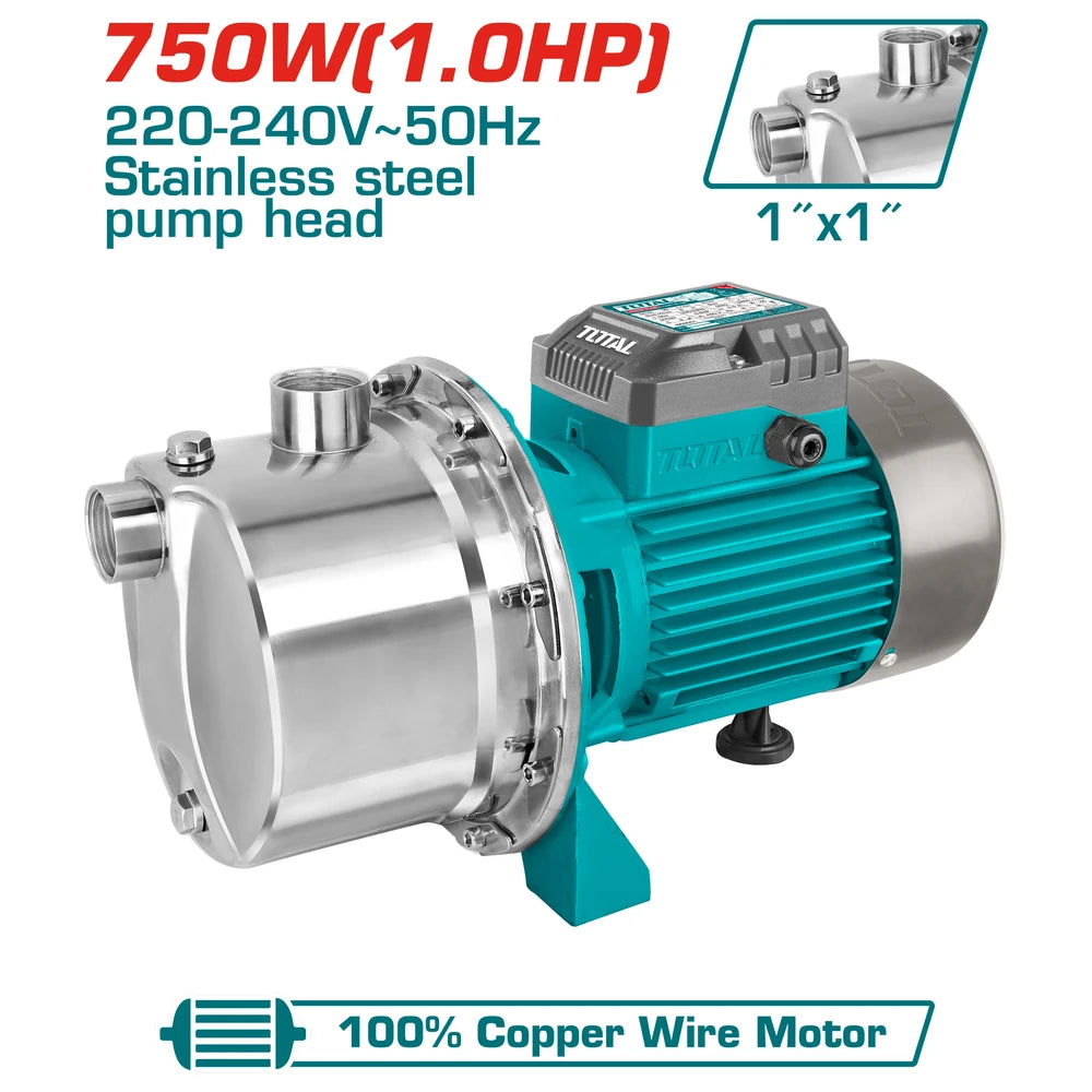 Water Pump 750W 8m 40m - TOTAL