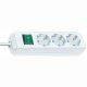 Eco-Line extension socket with switch 3-way white 3m