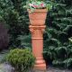 Antique-Style Ceramic-Imitation Plastic Column With Decoration Terracotta