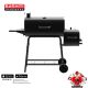 NEXGRILL 29 in. Barrel Charcoal Grill with Smoker 
