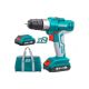 Lithium-Ion Cordles drill 12V Packed by canvas bag With 2pcs battery pack. This product can be used with Plastic and Metal. Not for concrete and Stones