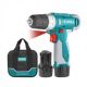 Lithium-Ion Drill 12V 10mm. This product can be used with Plastic and Metal. Not for concrete and Stones