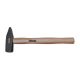 Machinist Hammer wood handle 1000 g