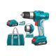 Lithium-Ion impact drill 12V 10mm. This product can be used with Concrete, Stones, Plastic and Metal.