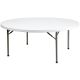Foldable round table 115cm