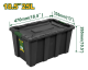 JADEVER Storage Plastic Box Size 