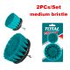 TOTAL 2 Pcs Medium bristle brush set (TACM2235)