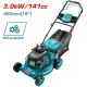 TOTAL Gasoline lawn mower self - propelled 141cc (TGT141182)