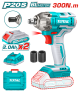 Total Brsuhless Lithium-Ion impact wrench (TIWLI2038)