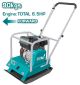Gasoline plate compactor 4.8kW(6.5HP) Weight:90Kgs