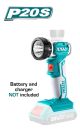 Total Tools TWLI2001-Li-Ion Work Lamp 20V  battery and charger is not included 