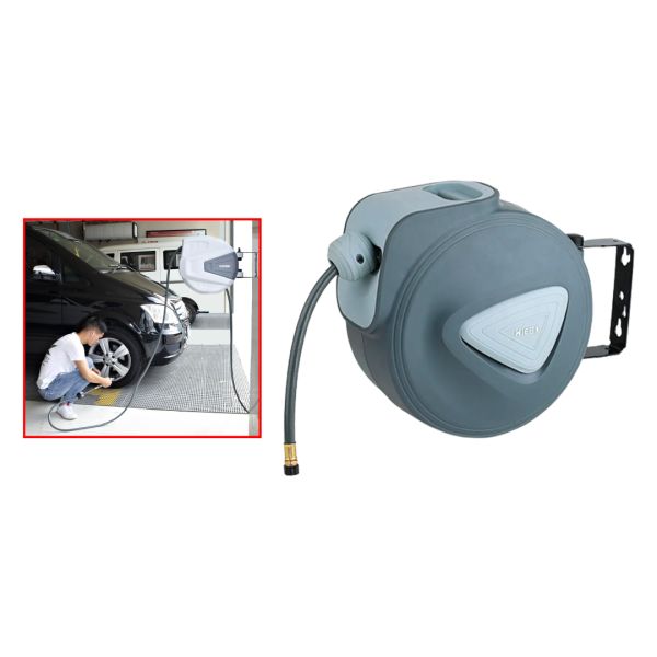 Automatic Air Hose Reel Wall Mounted 20M, Hand Tools, Safety Products, Generators, Locks & Accessories, Paints