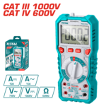 جهاز فحص ملتي ميتر كات3 - 1000فولت | كات4 - 600فولت من توتال (TMT47503)