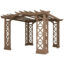 Arched Roof Pergola – 3.6m x 3.6m