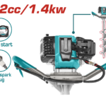 حفار أرض بنزين 52سم³ من توتال (TEA55221-1)