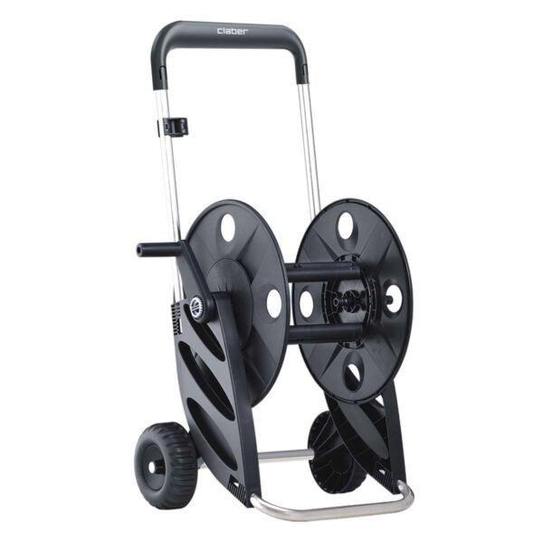 Hose reel cart with aluminum frame