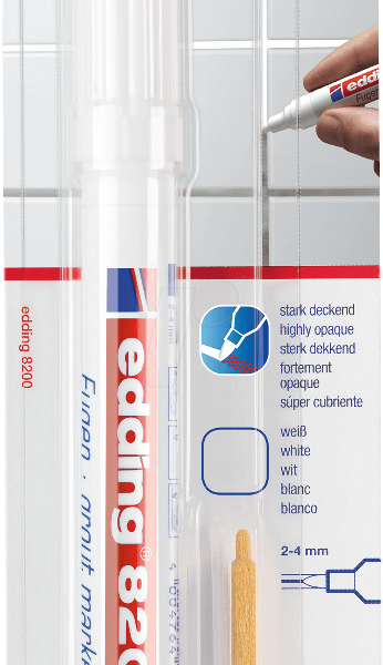 edding 8200 grout marker - a new look for old tiles   
